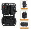 Tactical MOLLE Seat Back Panel w/ Medical Pouch Water Bottle Bag Storage 2 PCS