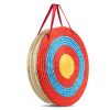 Archery Target, 5 Layers 20" Arrow Target, Traditional Solid Straw Round Archery Target Shooting Bow, Hand-Made Arrows Target