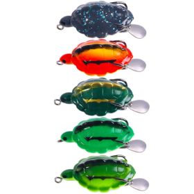 Thunder Brogue Dummy Bait Turtle Sequins Fishing Bait (Color: Multi-Color, size: 5.7cm 11.7g)