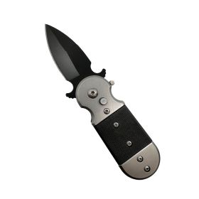 4.75' Automatic Knife With Safety Lock (Color: Black)