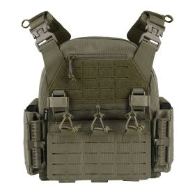 Quick Release Weighted  Breathable Plate Carrier (Color: Range green)