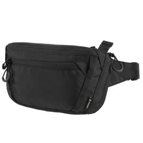 Waterproof Nylon Pistol Waist Bag (Color: Black)