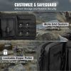 Rifle Bag, 36 inch Tactical Double Long Gun Bag, Soft Rifle Case with Lockable Zipper, Portable Handle & Shoulder Strap