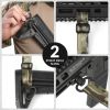 QD Sling 2 Point Sling Quick Adjust Gun Sling with HK Hook Soft Shoulder Pad Sling, Rifle Sling for Hunting Tactical Strap